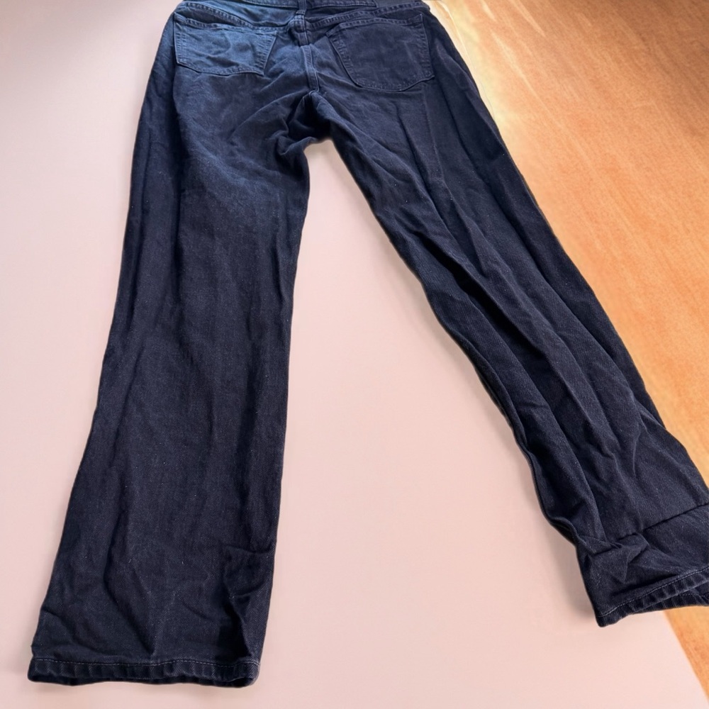 A&F Abercrombie & Fitch Men’s Black‎ Stretch Jeans 34W Athletic Loose